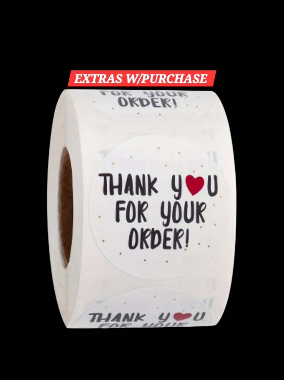 500ct. Thank You For Your Order! Bonus 3 Random Polymailers